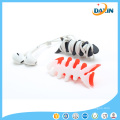 Multi-Color Silicone moda Fish Bone Cabo Winder